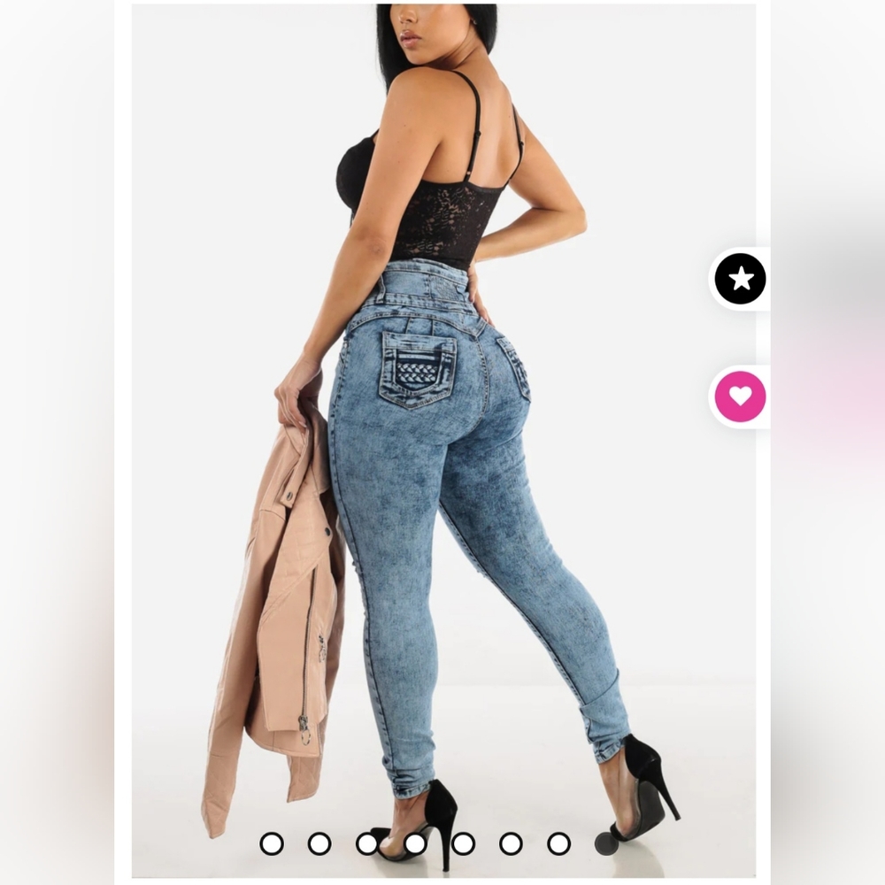 High waist jeans